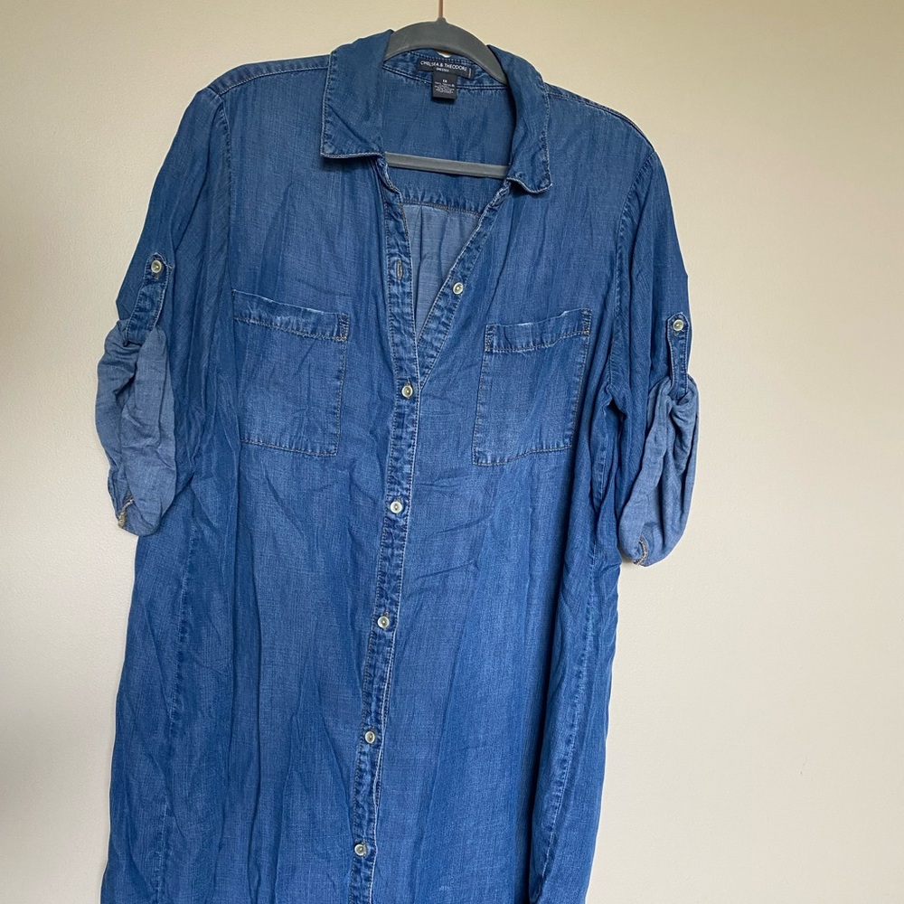 denim dress